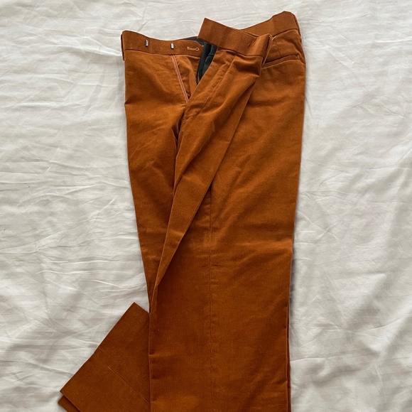 Topman 2-piece Copper Corduroy Suit Jacket & Pants - Picture 6 of 9